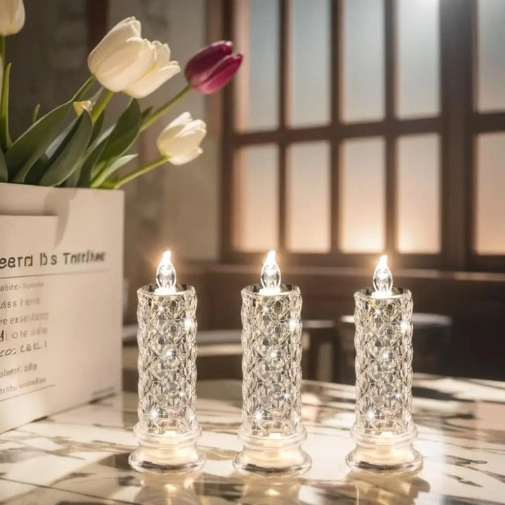 Flameless Candle Warm Light LED Candle Decorative Accent
