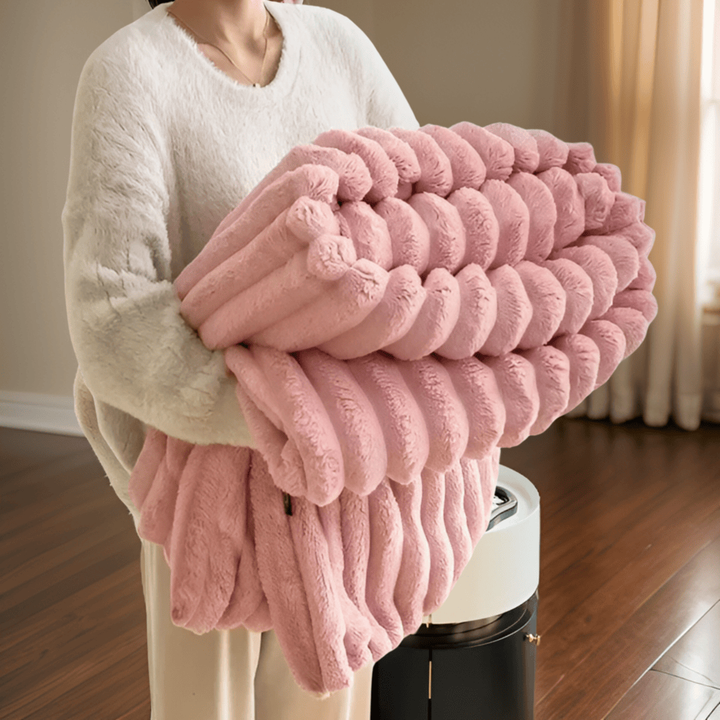 Fleece Throw Blanket Soft Cozy Plush Large Drape