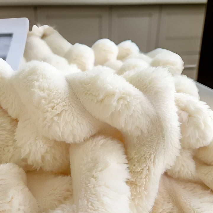 Fleece Throw Blanket Soft Cozy Plush Large Drape