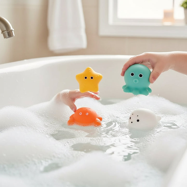 Floating Interactive Bath Toys Light-Up Fun