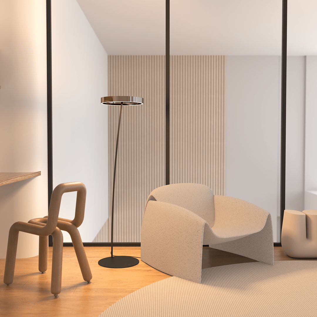 Floor Lamp LED Lighting Remote Control Adjustable Design