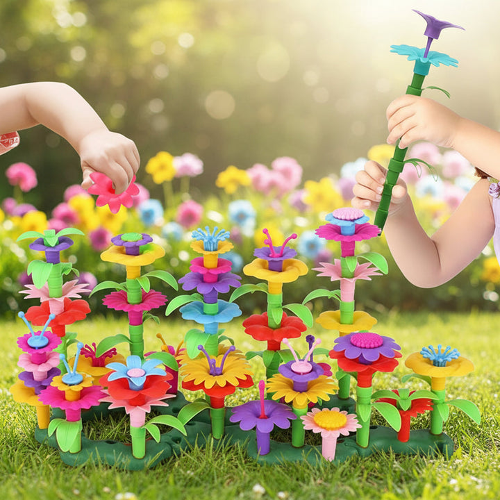 Flower Building Toy Creative Play Imaginative Fun