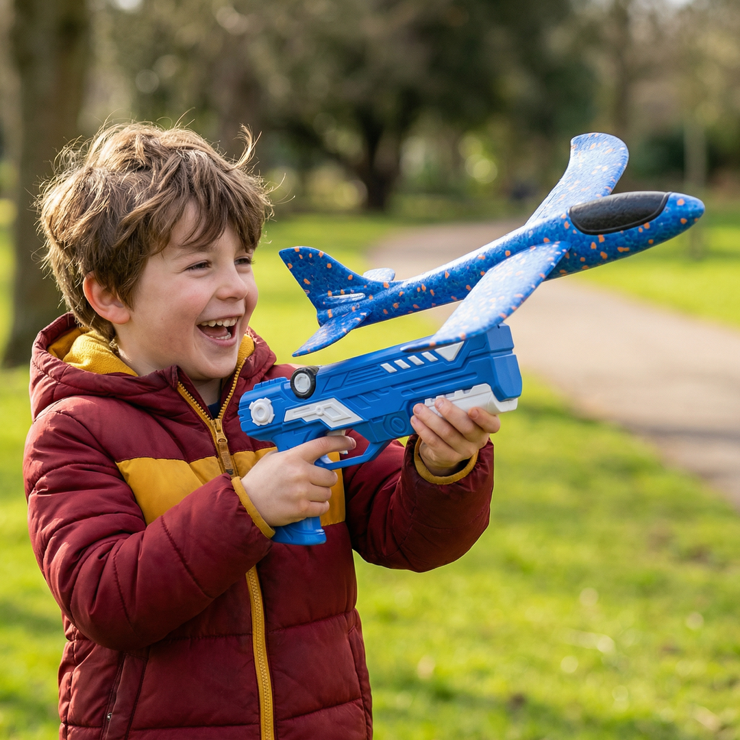 Flying Toy Interactive Outdoor Fun Launcher