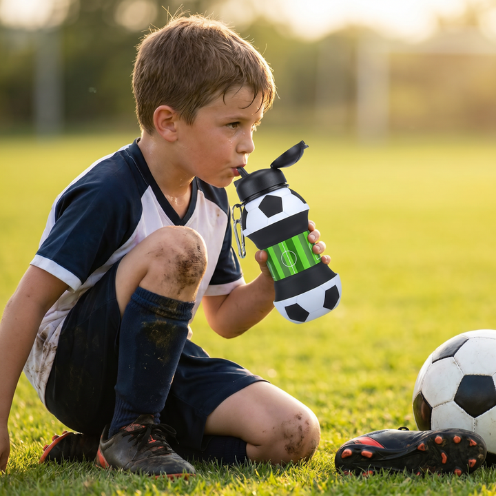 Foldable Collapsible Leak-Proof Water Bottle Sports Gym