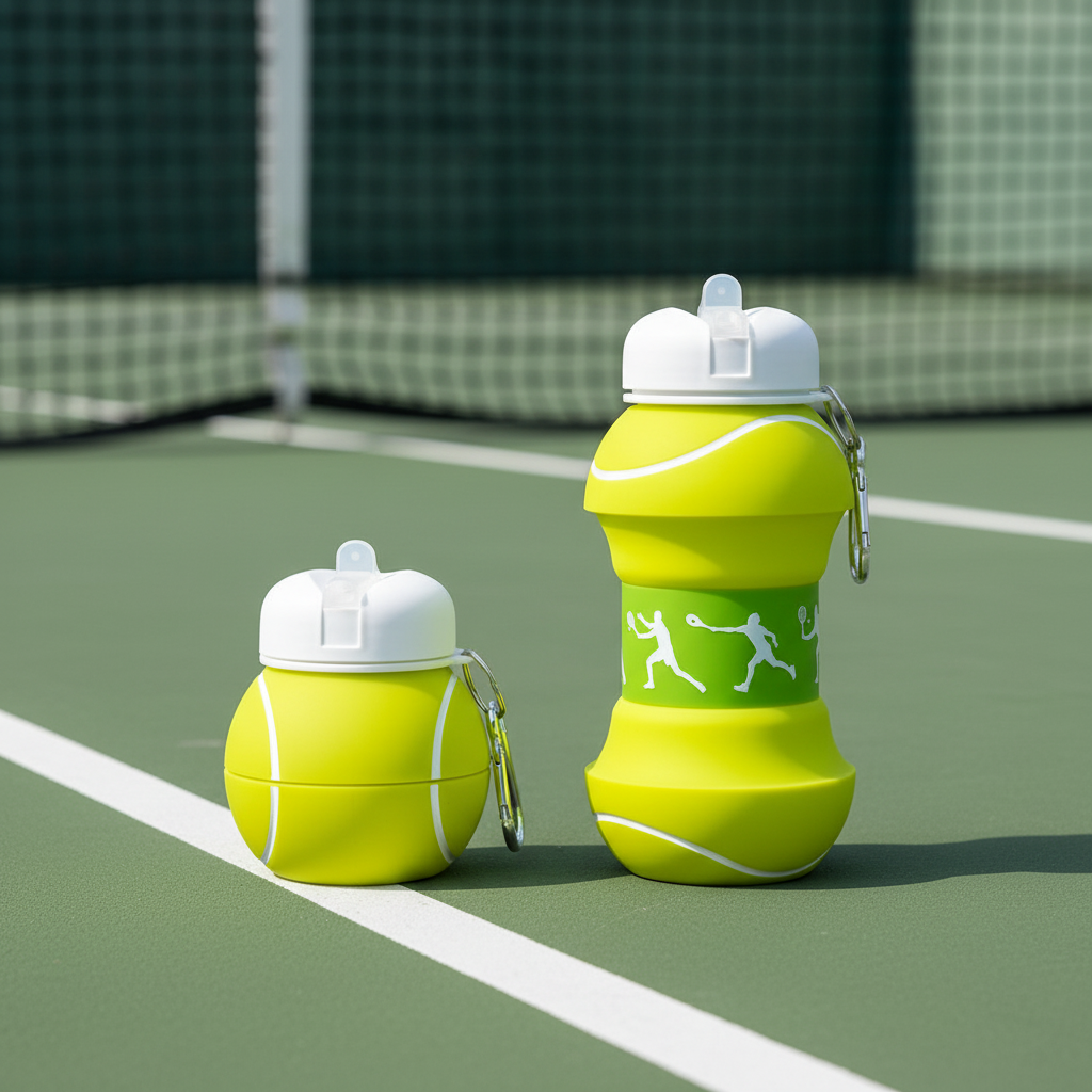 Foldable Collapsible Leak-Proof Water Bottle Sports Gym