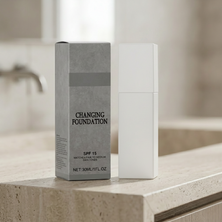 Foundation Makeup Spf colour Changing Bottle