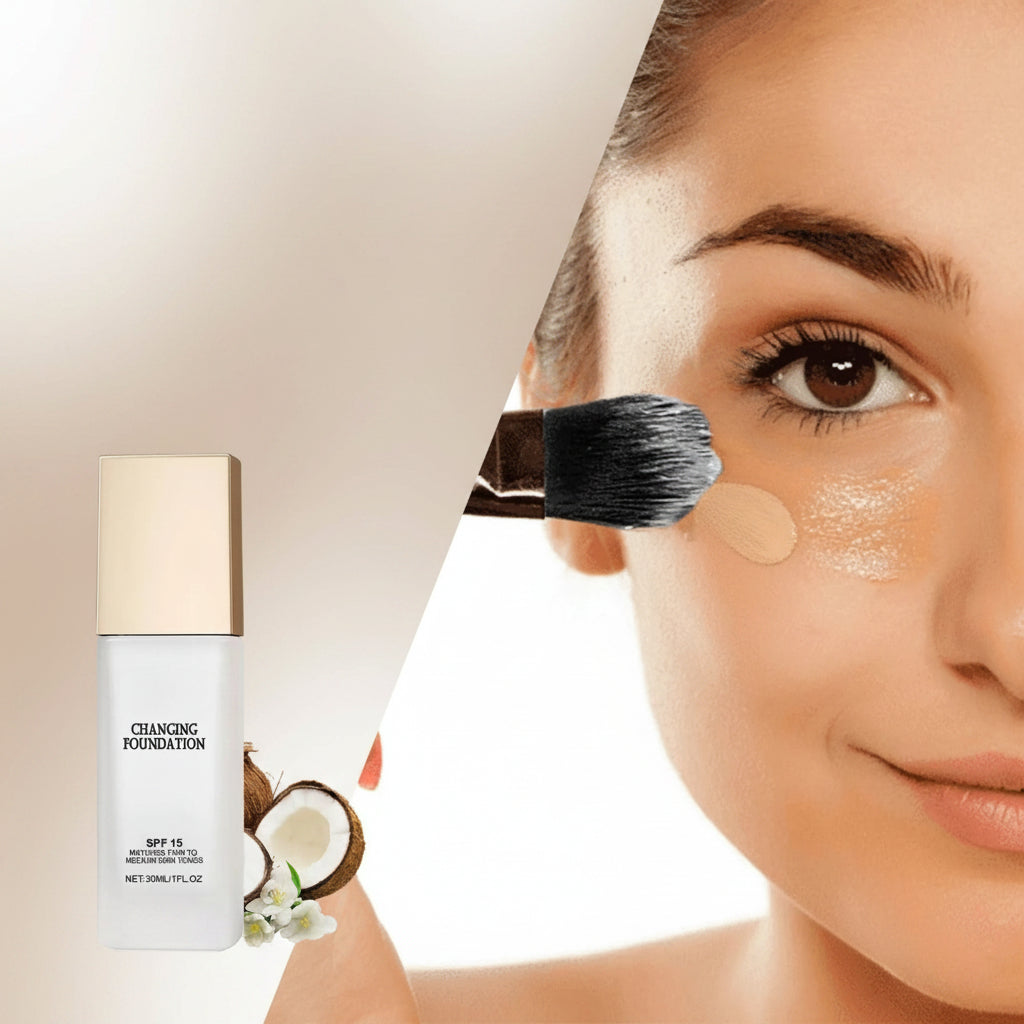 Foundation Makeup Spf colour Changing Bottle