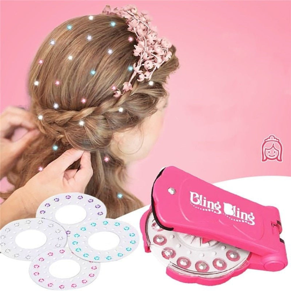 Hair Sparkle Stapler Shiny Accessories Fun Styling