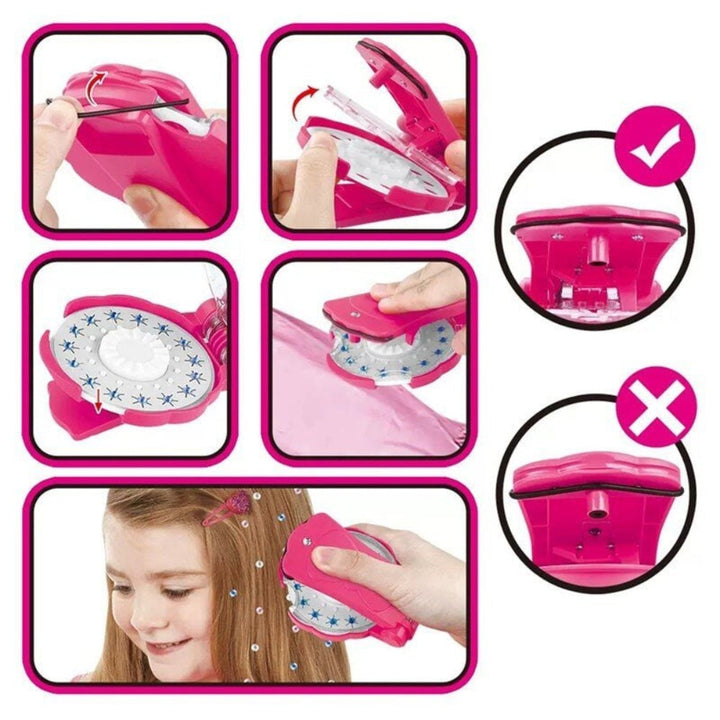 Hair Sparkle Stapler Shiny Accessories Fun Styling
