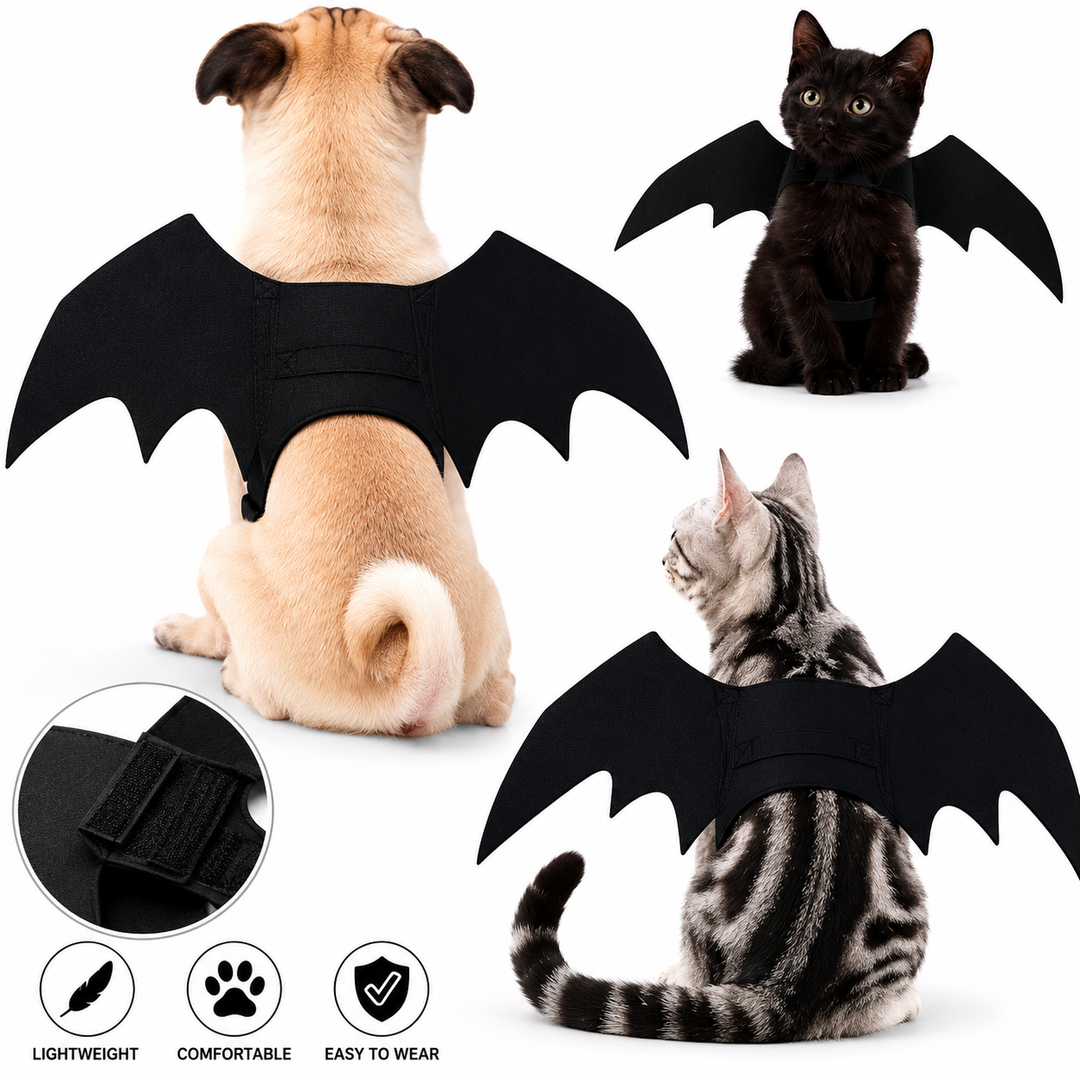 Halloween Accessories Bat Wings Pet Costume