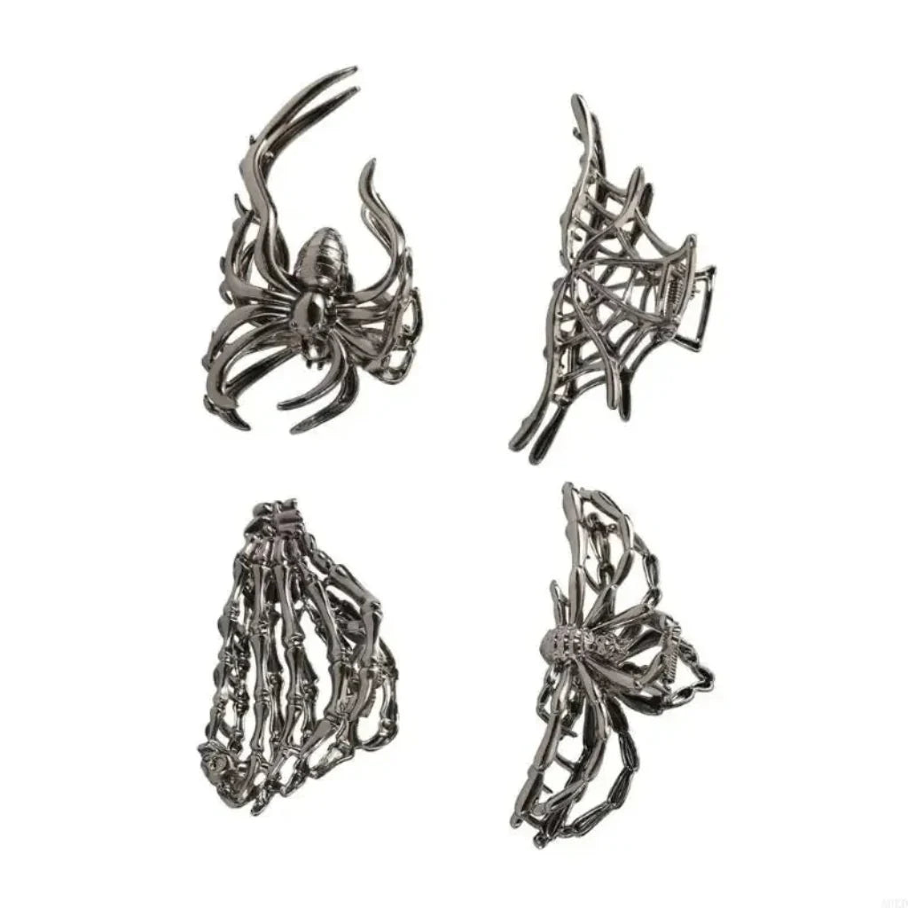 Halloween Accessories Hair Clips Spider Bat Designs