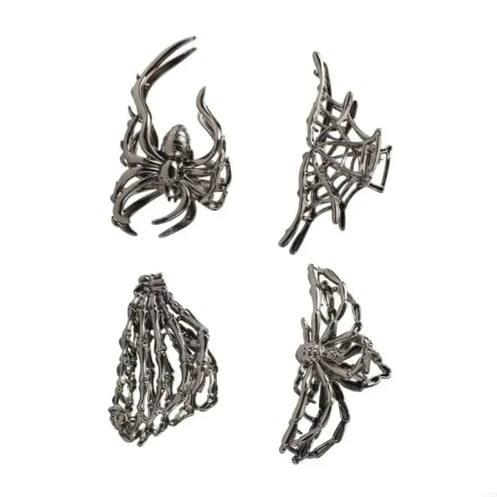 Halloween Accessories Hair Clips Spider Bat Designs