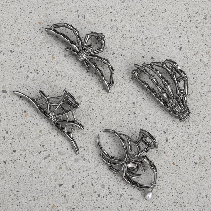 Halloween Accessories Hair Clips Spider Bat Designs