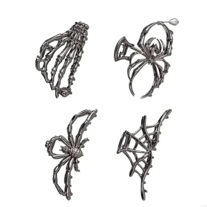 Halloween Accessories Hair Clips Spider Bat Designs