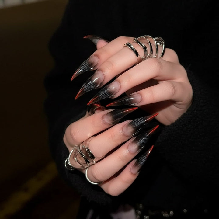 Halloween Accessories Halloween Nails Reusable Press-On Nails