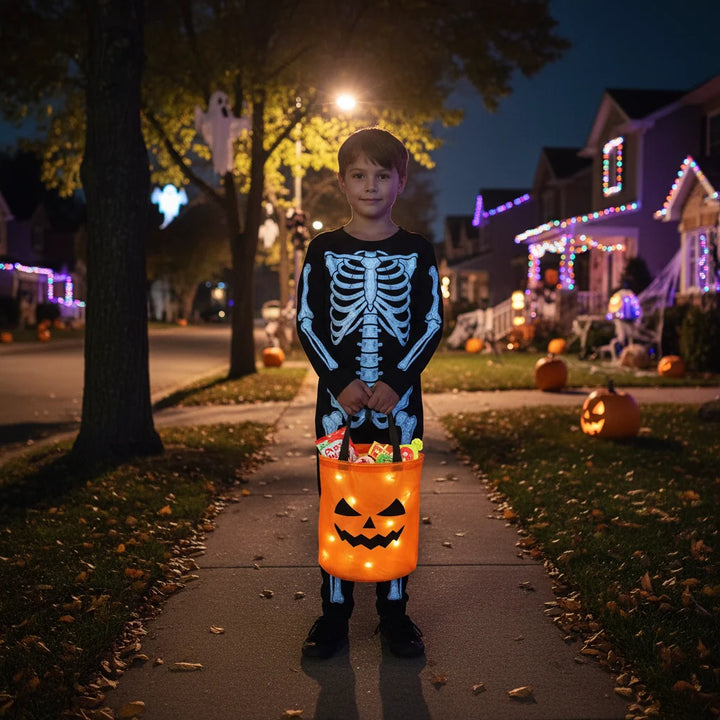 Halloween Accessories LED Light Reusable Bag Multipurpose