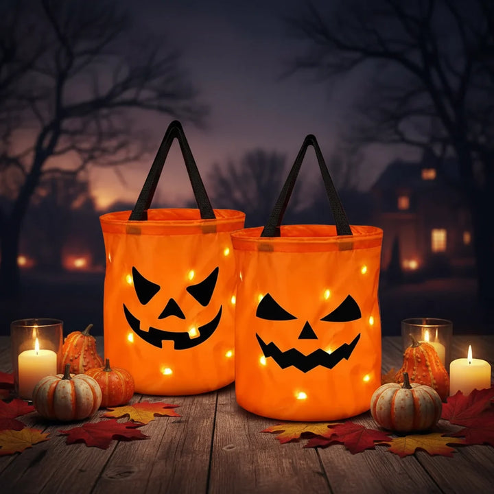 Halloween Accessories LED Light Reusable Bag Multipurpose