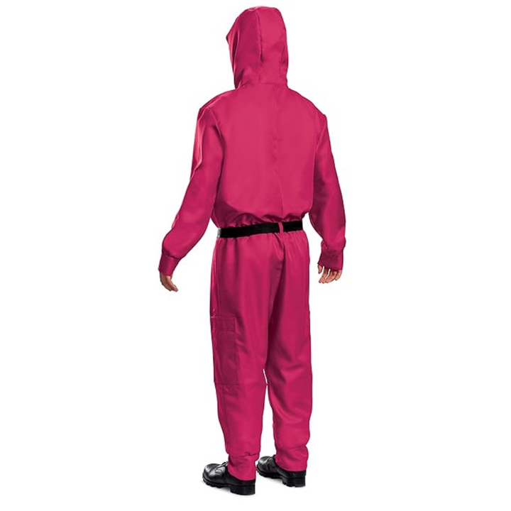 Halloween Costumes Hooded Jumpsuit Mask Outfit Set