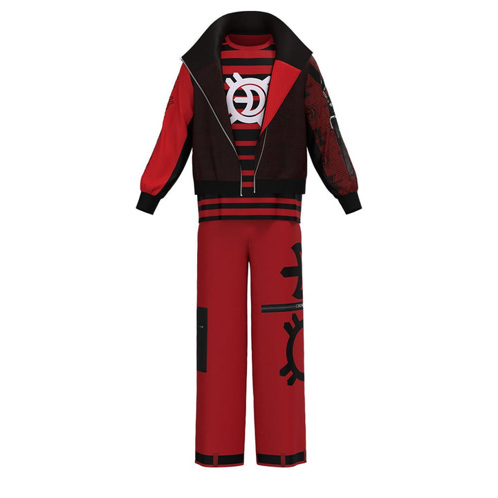 Halloween Costumes Vampire Jacket Trousers Costume Set
