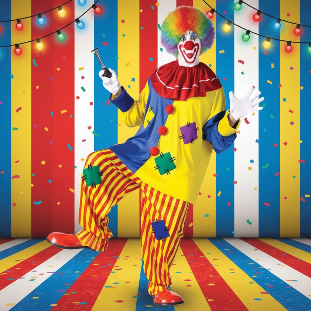 Halloween Costumes Adult Clown Circus Outfit