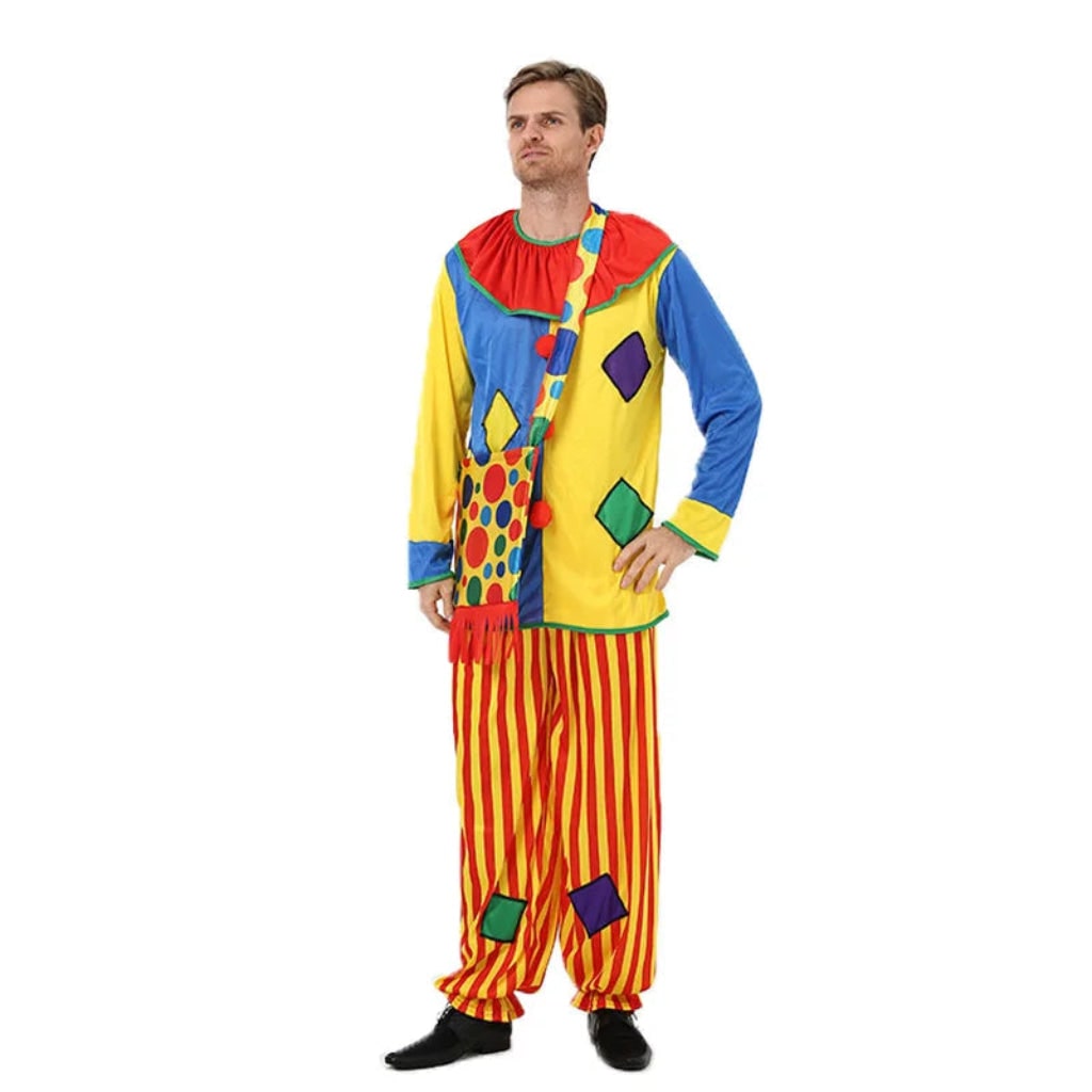 Halloween Costumes Adult Clown Circus Outfit