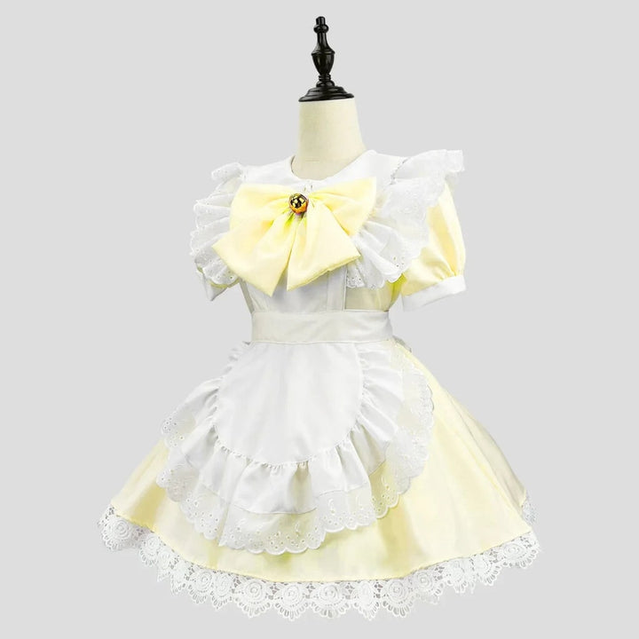 Halloween Costumes Adult Gothic Maid Dress Set