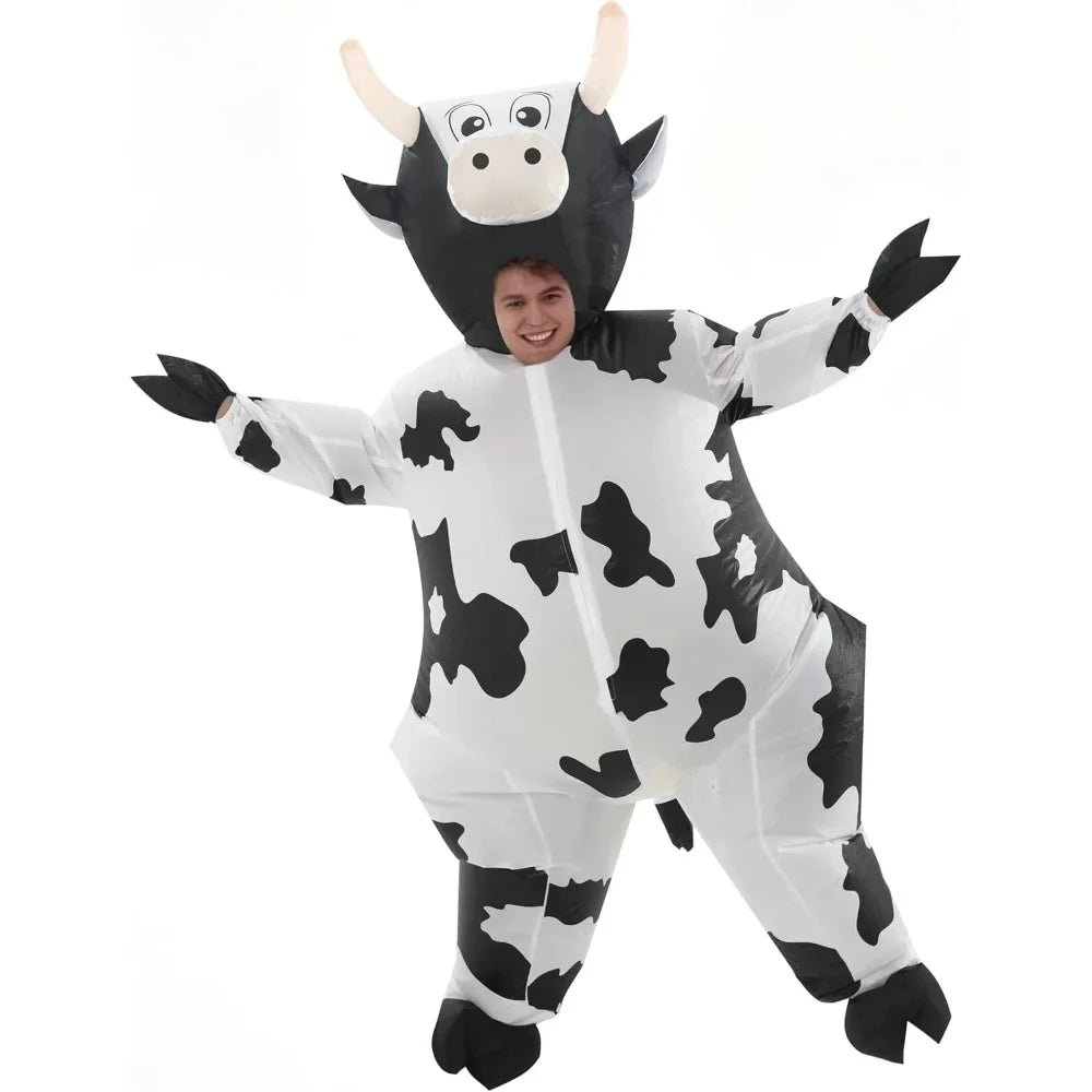 Halloween Costumes Adult Inflatable Funny Cow Outfit