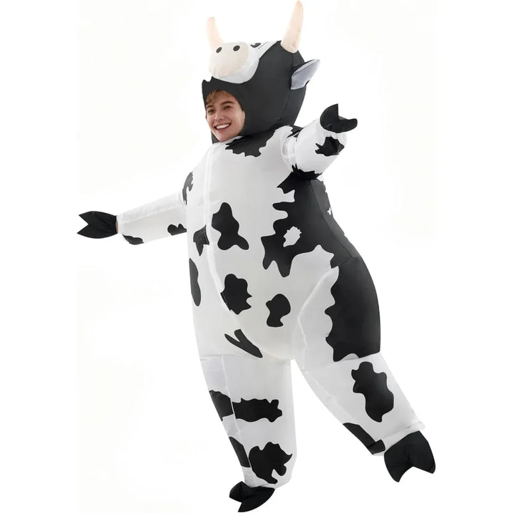 Halloween Costumes Adult Inflatable Funny Cow Outfit