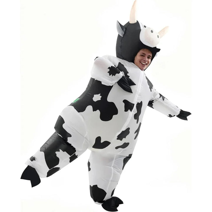 Halloween Costumes Adult Inflatable Funny Cow Outfit