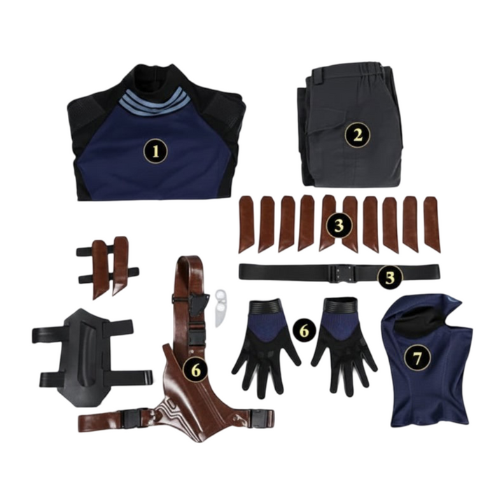 Halloween Costumes Adult Tactical Hero Bodysuit Set