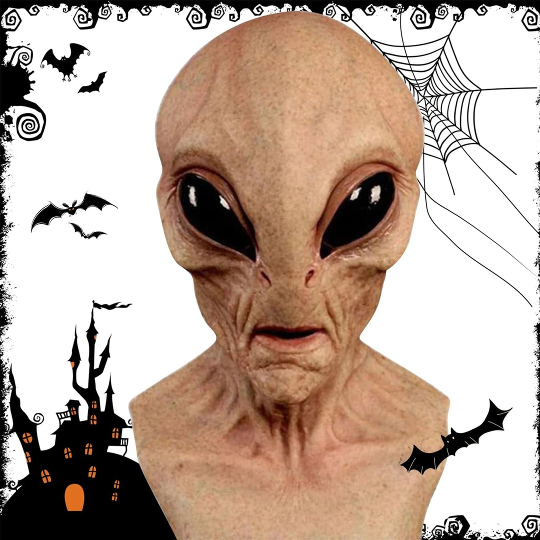 Halloween Costumes Alien Mask Spooky Party