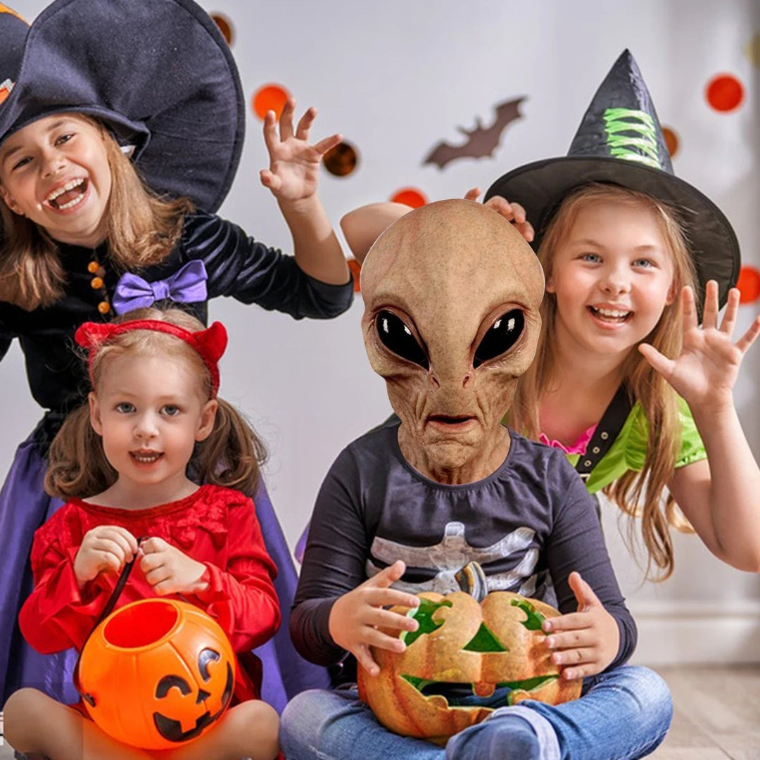 Halloween Costumes Alien Mask Spooky Party