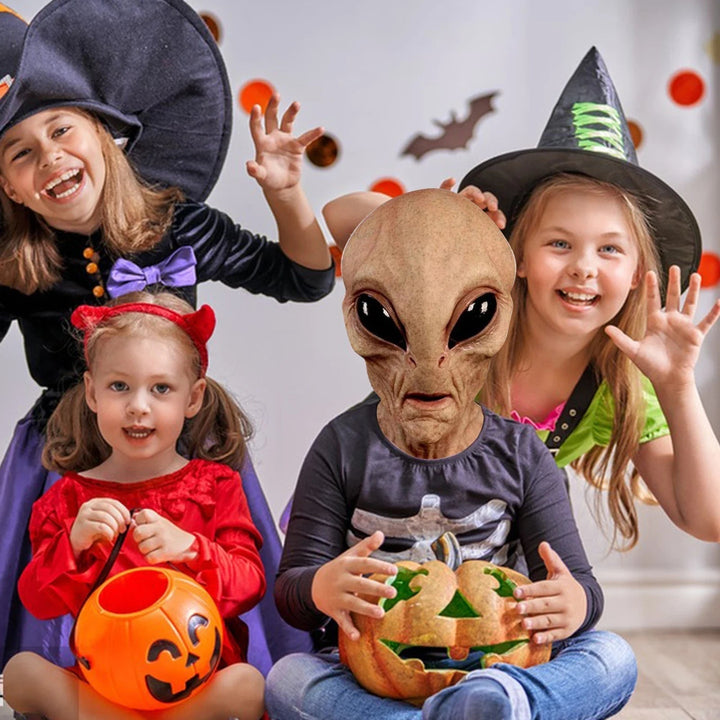 Halloween Costumes Alien Mask Spooky Party