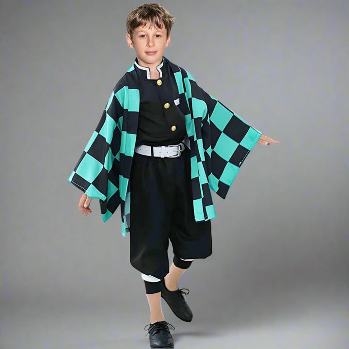 Halloween Costumes Anime Kimono Cosplay Outfit Set