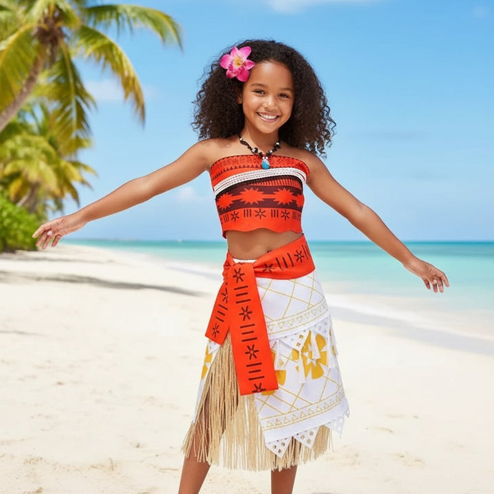Halloween Costumes Cosplay Princess Costume Tropical Theme