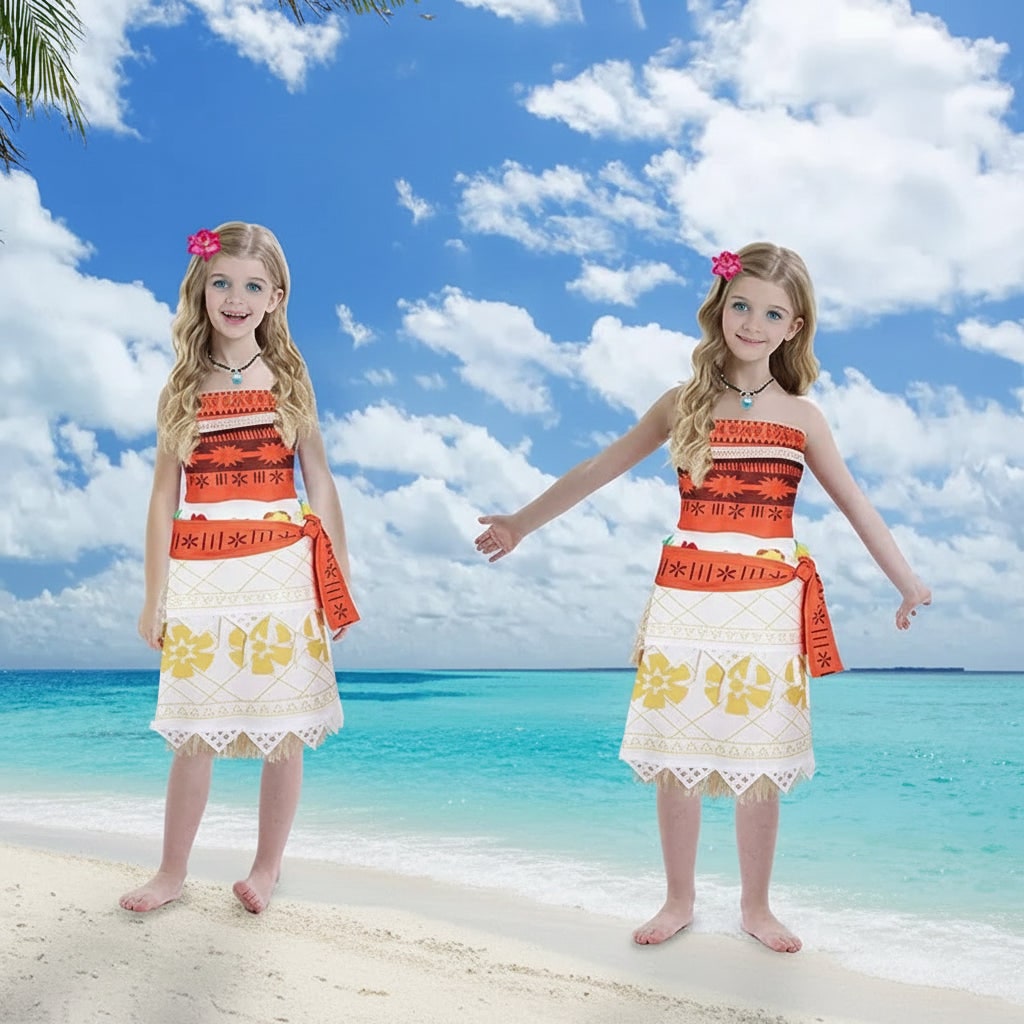Halloween Costumes Cosplay Princess Costume Tropical Theme