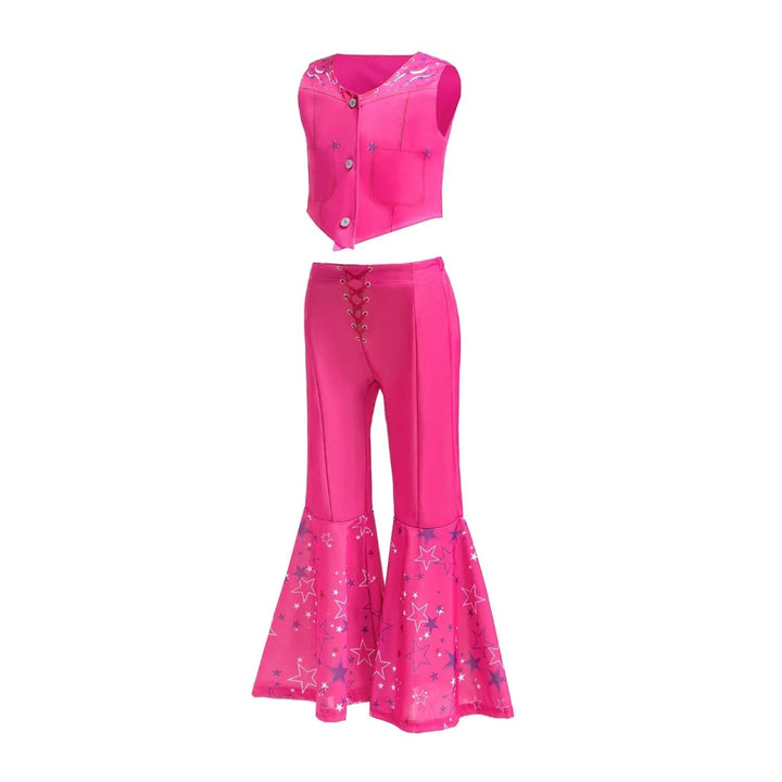 Halloween Costumes Girls Disco Outfit Kids Party Set