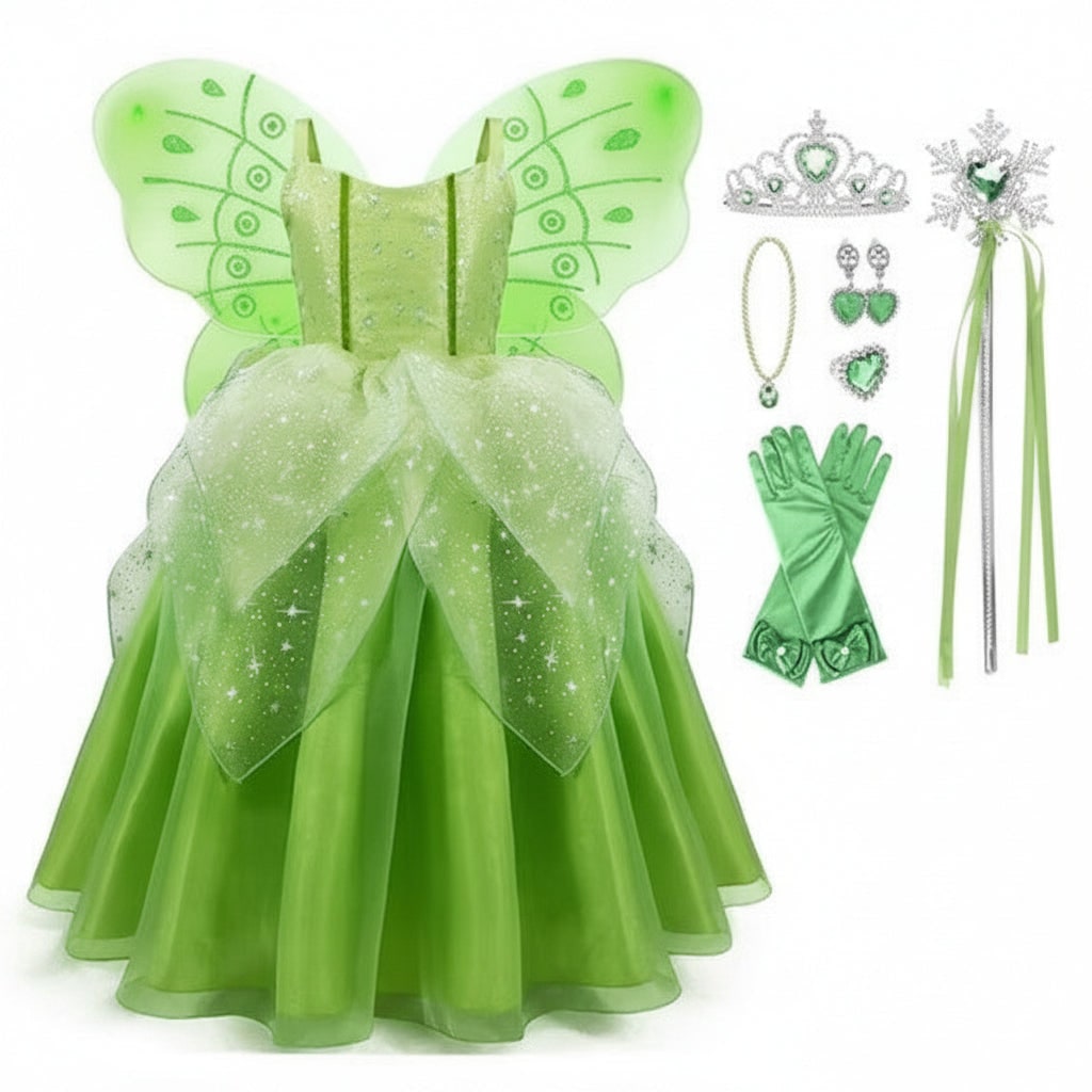 Halloween Costumes Girls Fairy Princess Dress Set