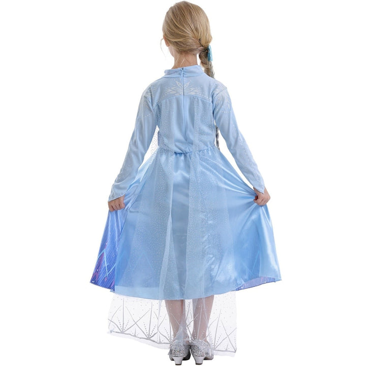 Halloween Costumes Girls Ice Princess Dress Cape Set
