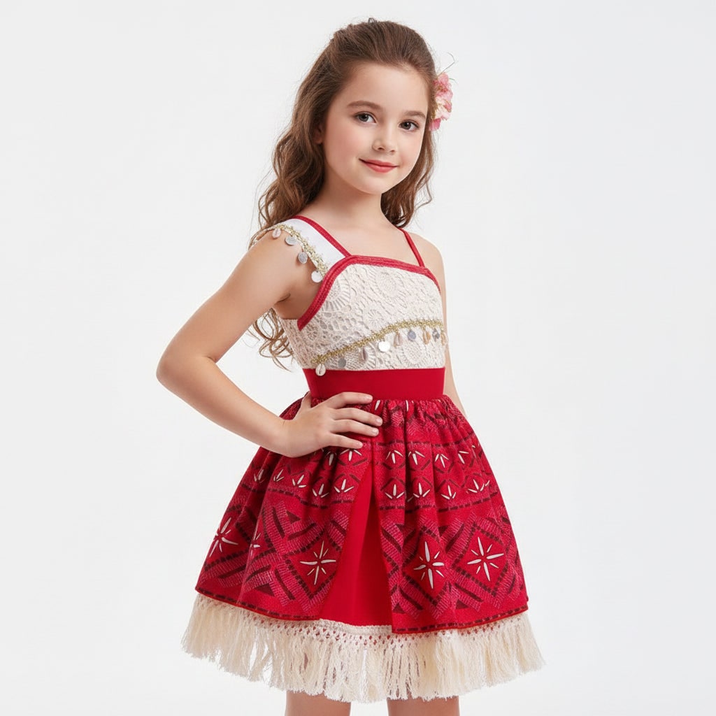 Halloween Costumes Girls Island Princess Dress Outfit