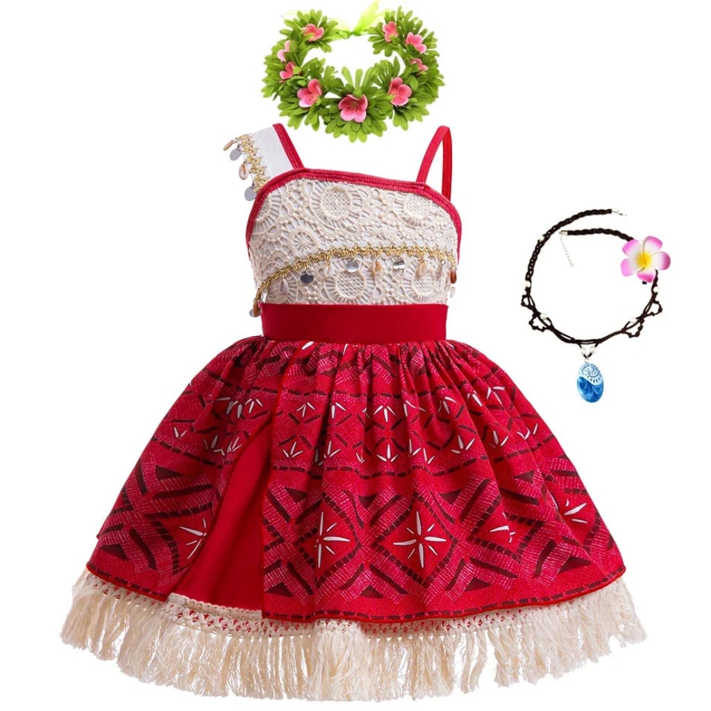 Halloween Costumes Girls Island Princess Dress Outfit