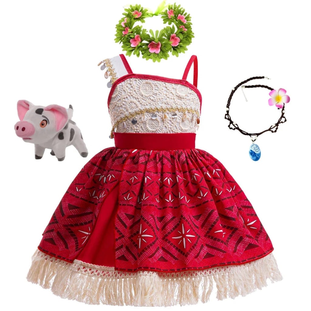 Halloween Costumes Girls Island Princess Dress Outfit