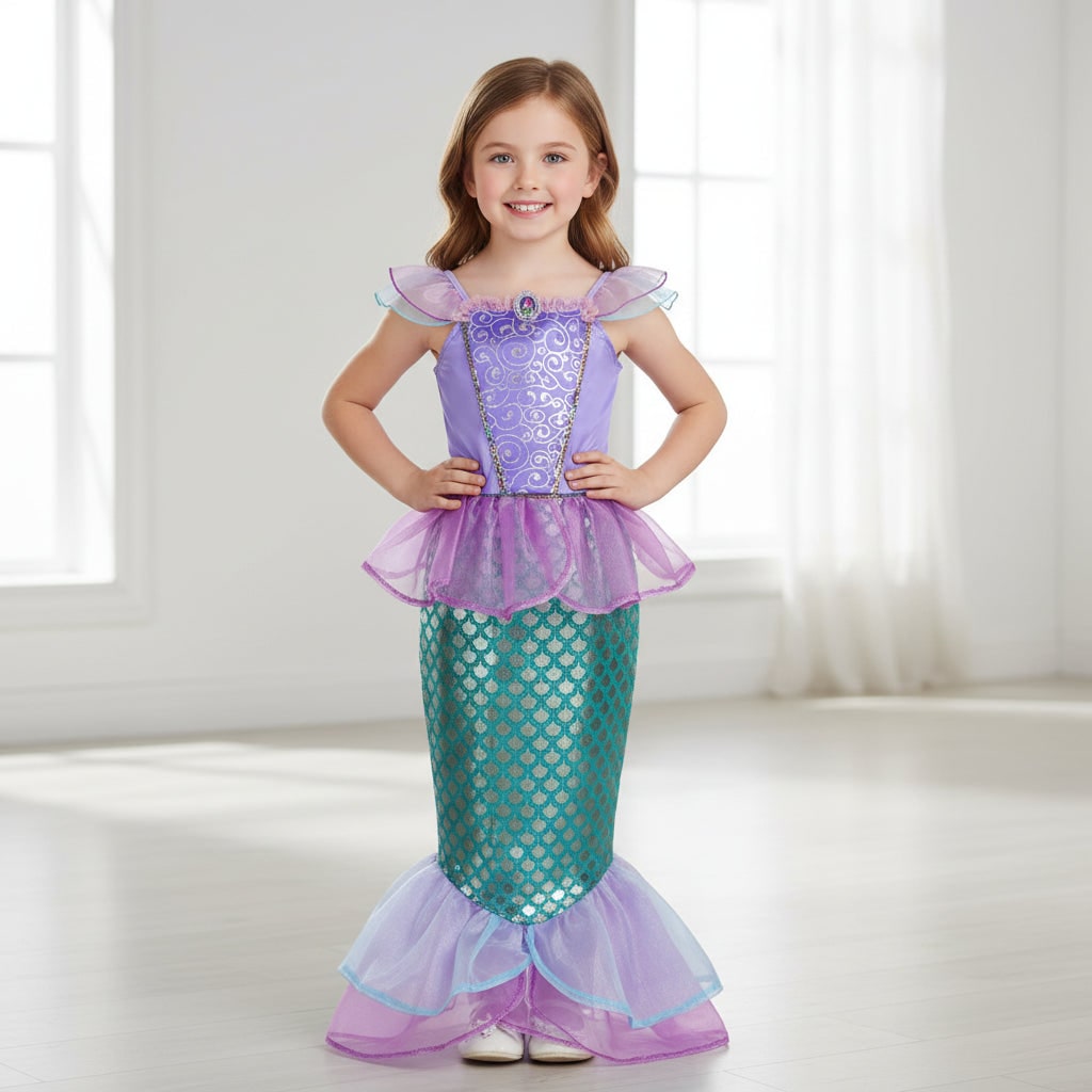 Halloween Costumes Girls Mermaid Dress Costume
