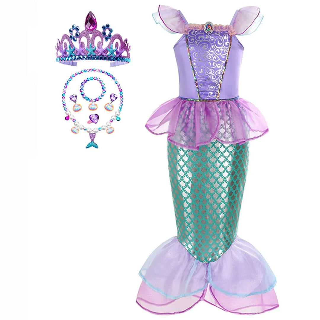 Halloween Costumes Girls Mermaid Dress Costume