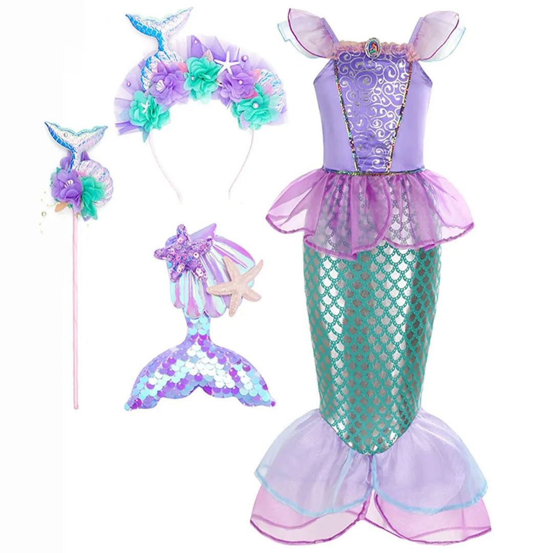 Halloween Costumes Girls Mermaid Dress Costume