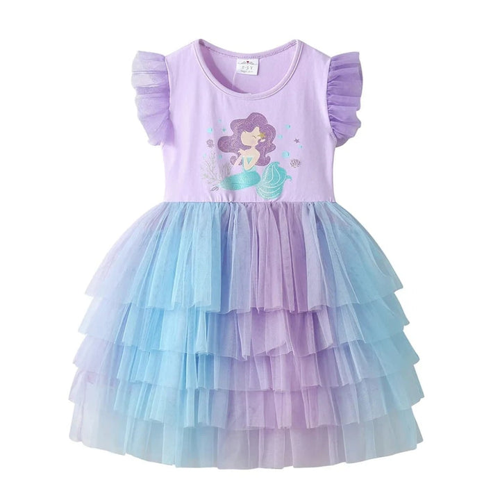 Halloween Costumes Girls Mermaid Tutu Dress