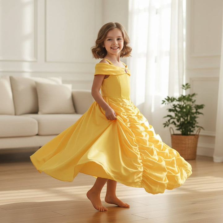 Halloween Costumes Girls Princess Ball Gown Dress