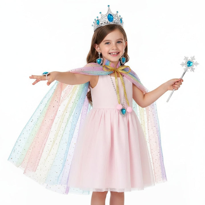 Halloween Costumes Girls Princess Cape Accessory Set