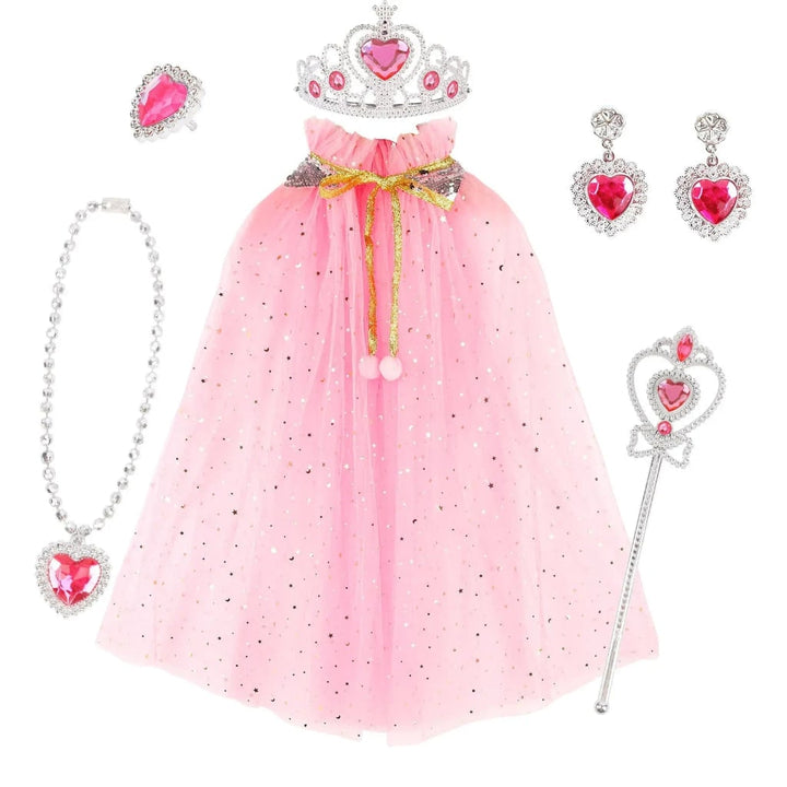 Halloween Costumes Girls Princess Cape Accessory Set