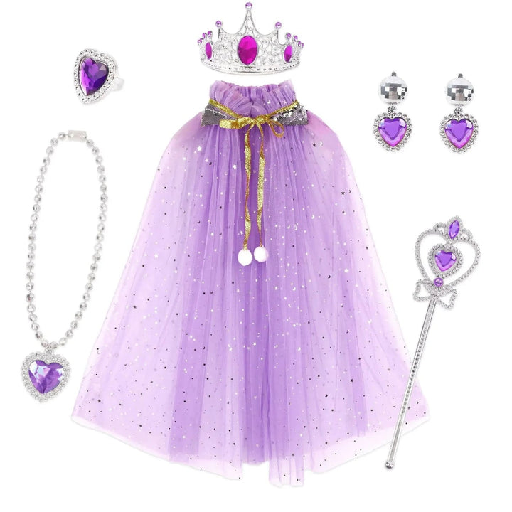 Halloween Costumes Girls Princess Cape Accessory Set